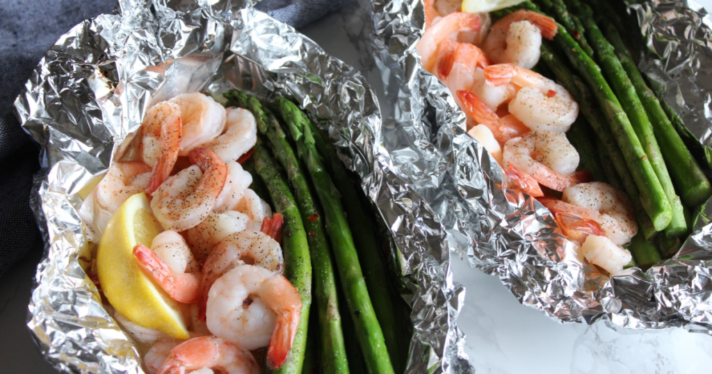 Shrimp Baked in Foil Recipe