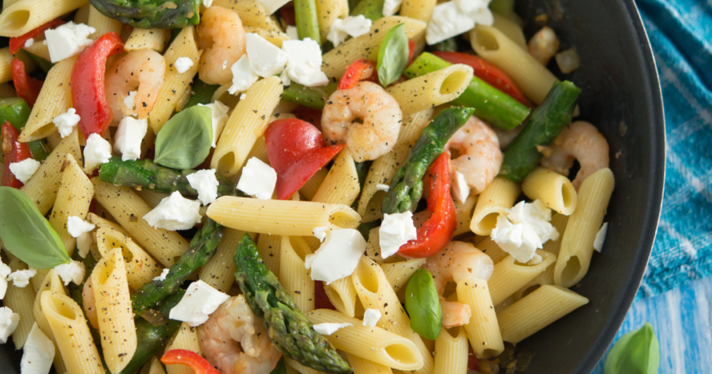 Shrimp and Feta Cheese Pasta Recipe