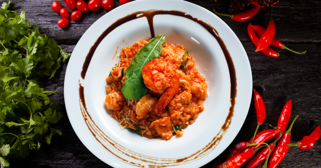 Shrimp and Tomato Basil Risotto Recipe