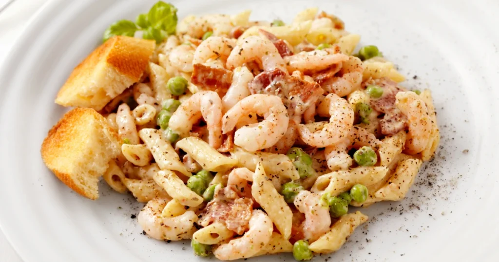 Shrimp Carbonara
